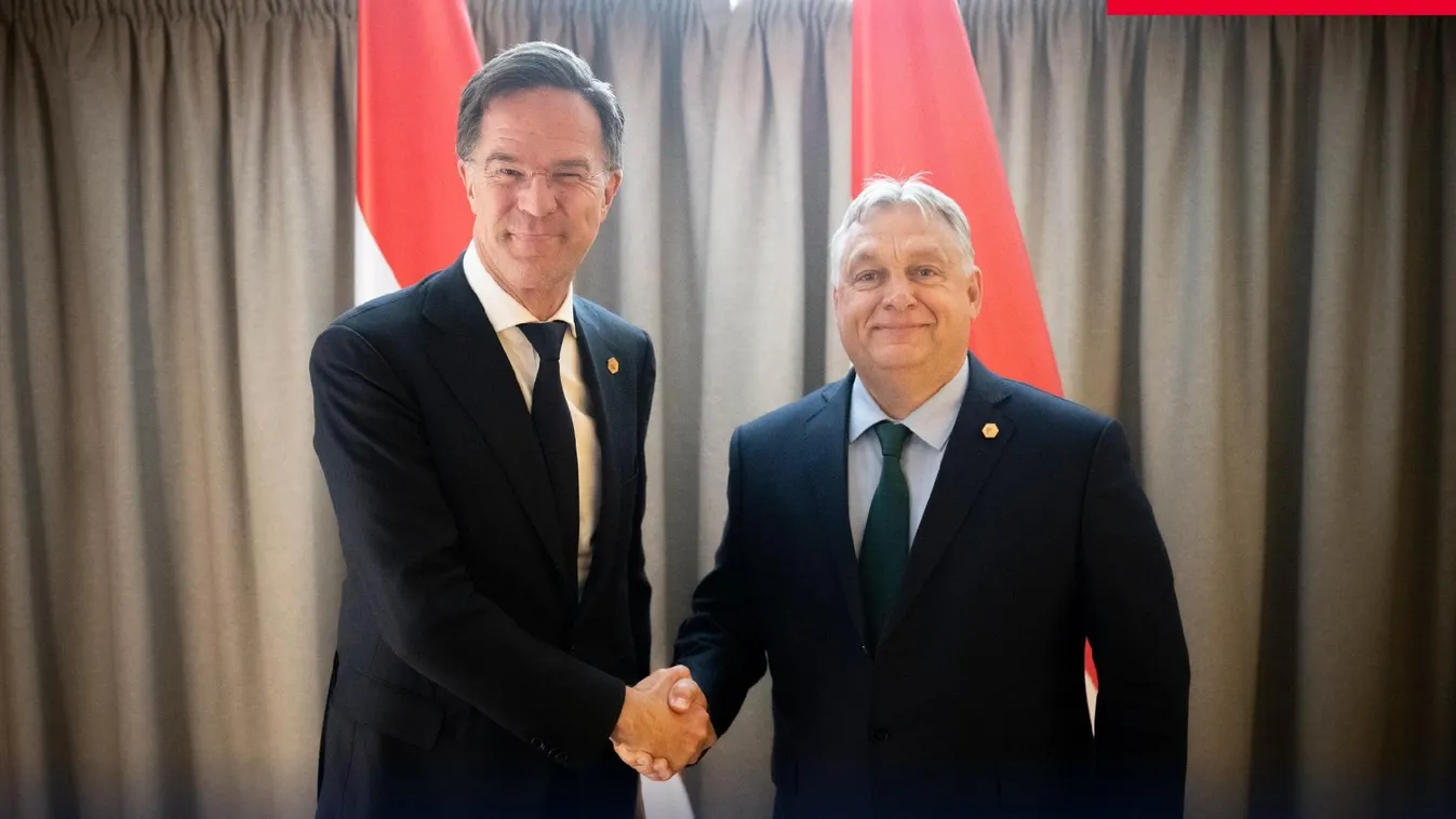 Orbán Viktor: Magyarország kész támogatni Mark Rutte holland miniszterelnök jelölését a NATO-főtitkári posztra