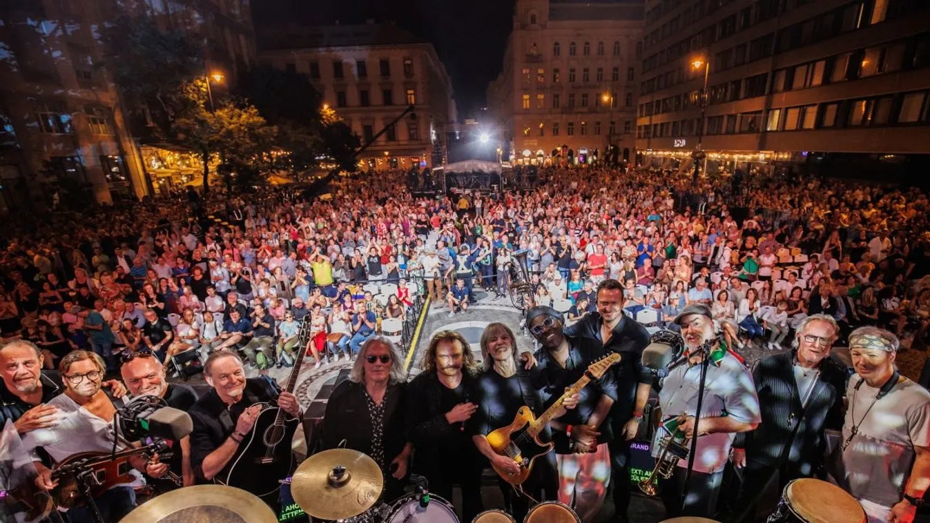 A Bazilika előtt lép fel a Leslie Mandoki Soulmates + videó