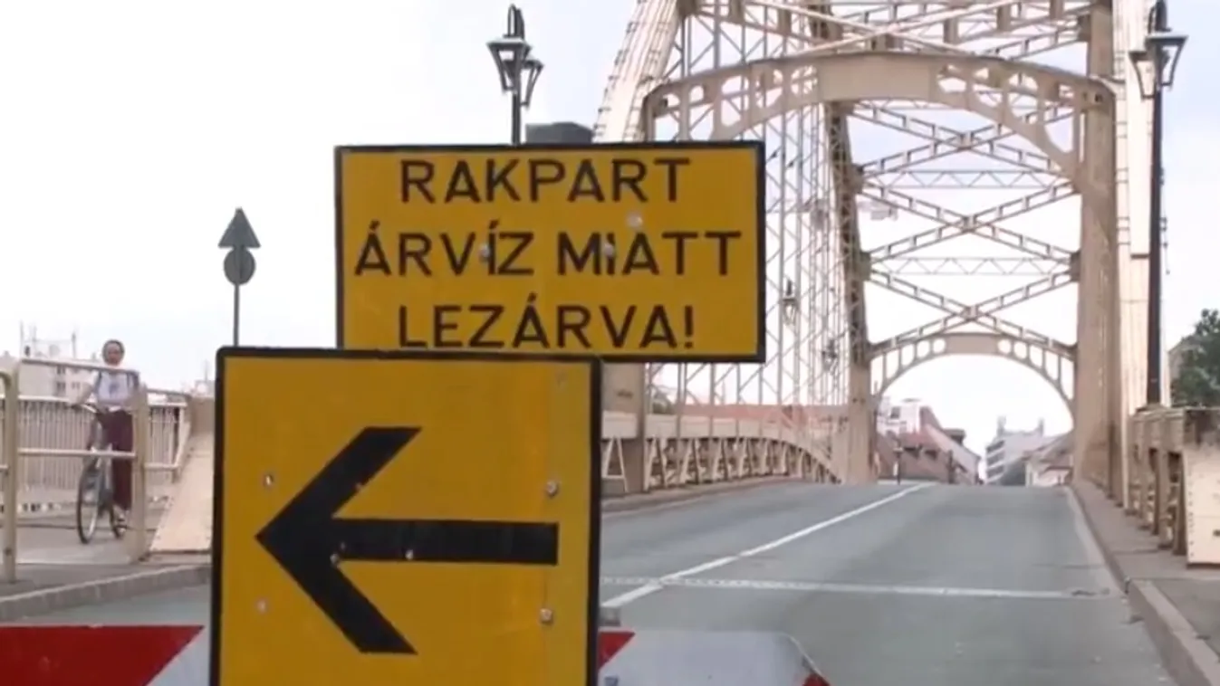 A valaha mért legmagasabb szintet éri el Rába vízállása + videó