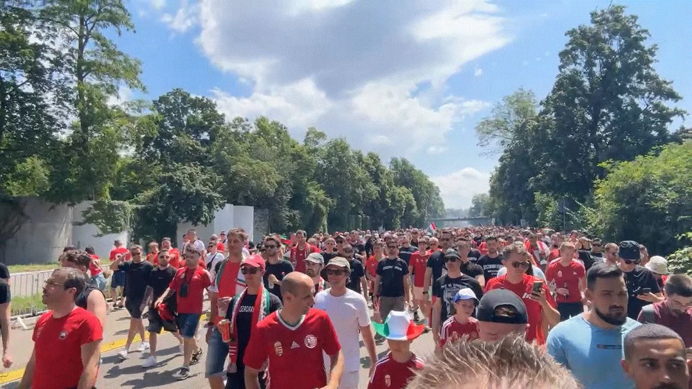 Már kora este zúgott Stuttgartban a Hajrá Magyarország! + videó