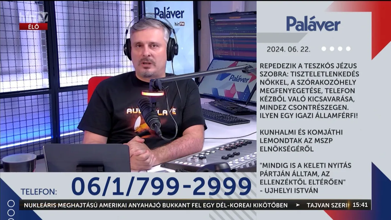 Paláver – Repedezik a teszkós Jézus szobra + videó