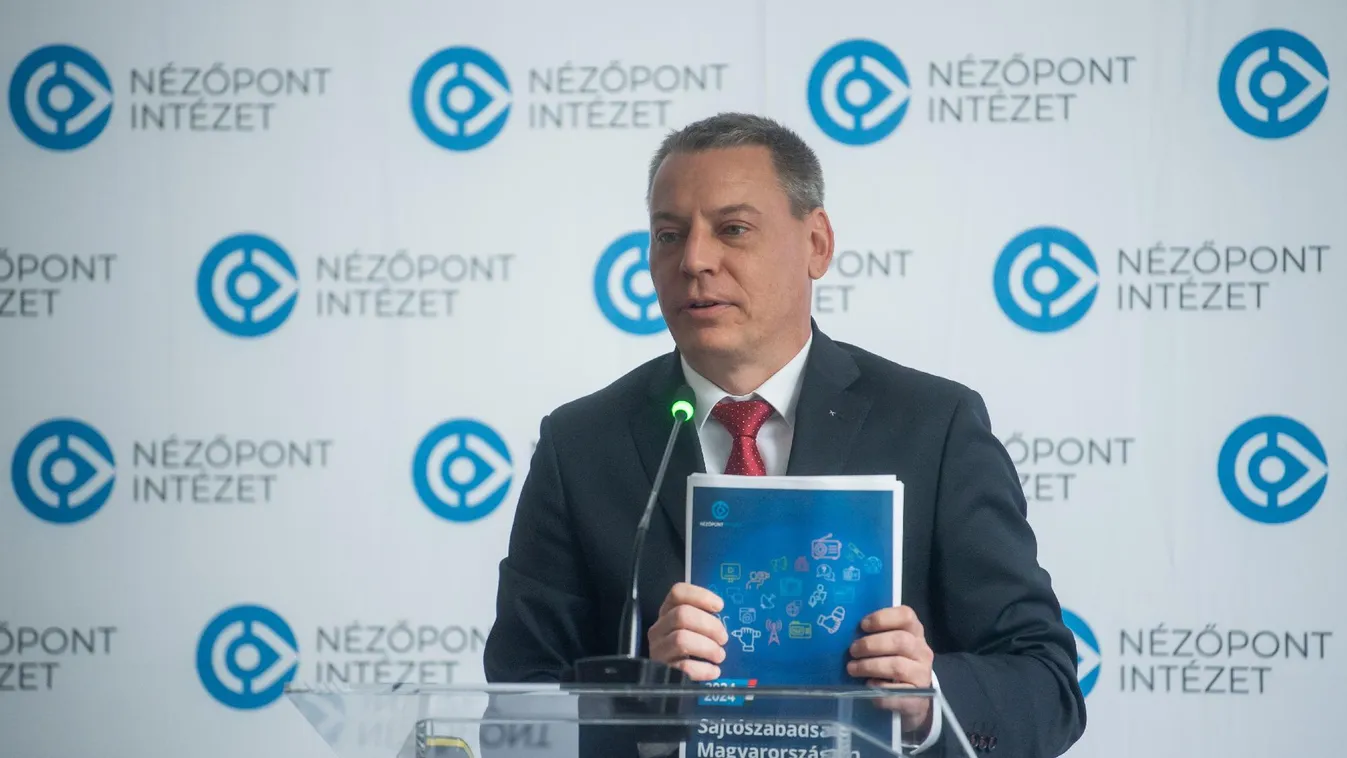 Bemutatták a Nézőpont Intézet Sajtószabadság Magyarországon 2023 című elemzését + videó