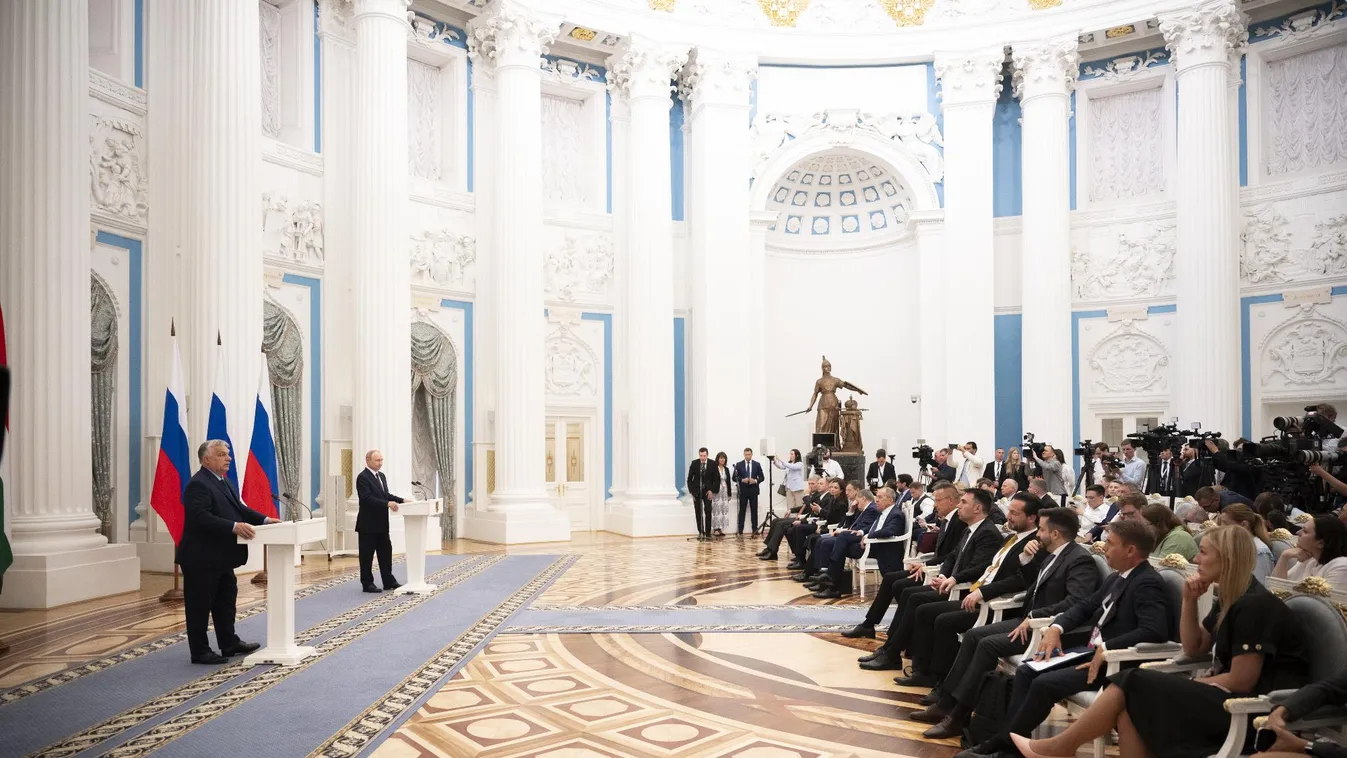 Putyin: Orbán Viktor tűzszünetre szólított fel, hogy megteremtse a feltételeket az Ukrajnáról szóló tárgyalásokhoz + videó