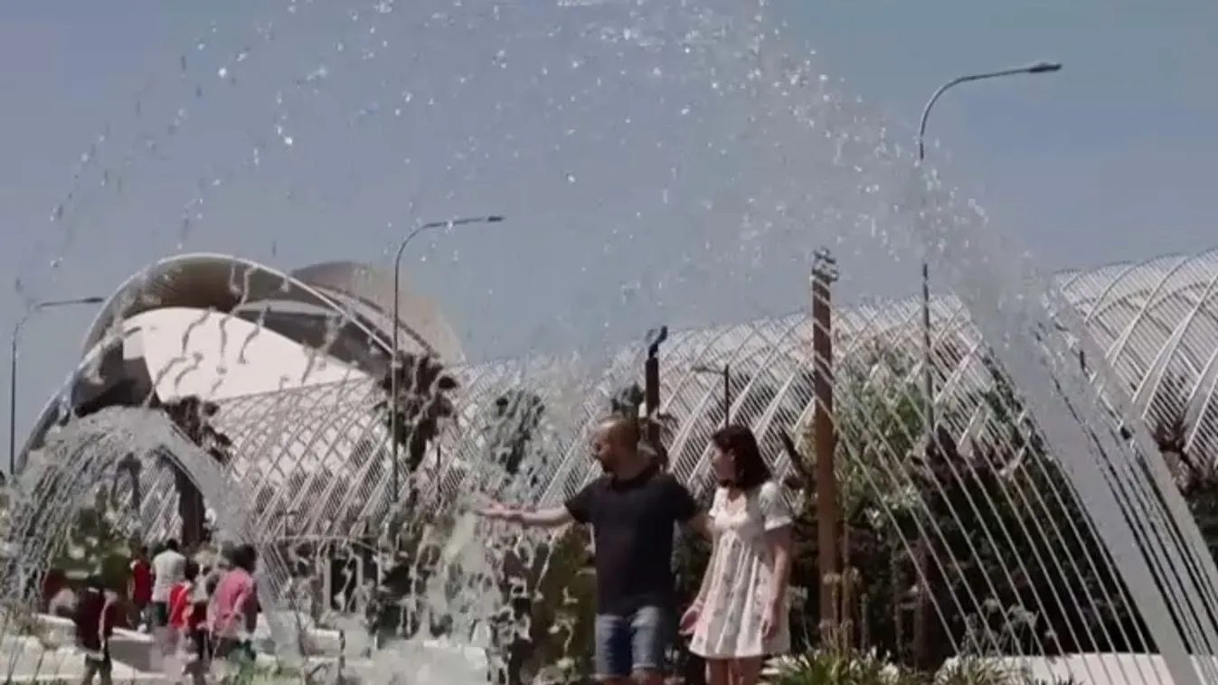 Tombol a forróság Spanyolországban + videó