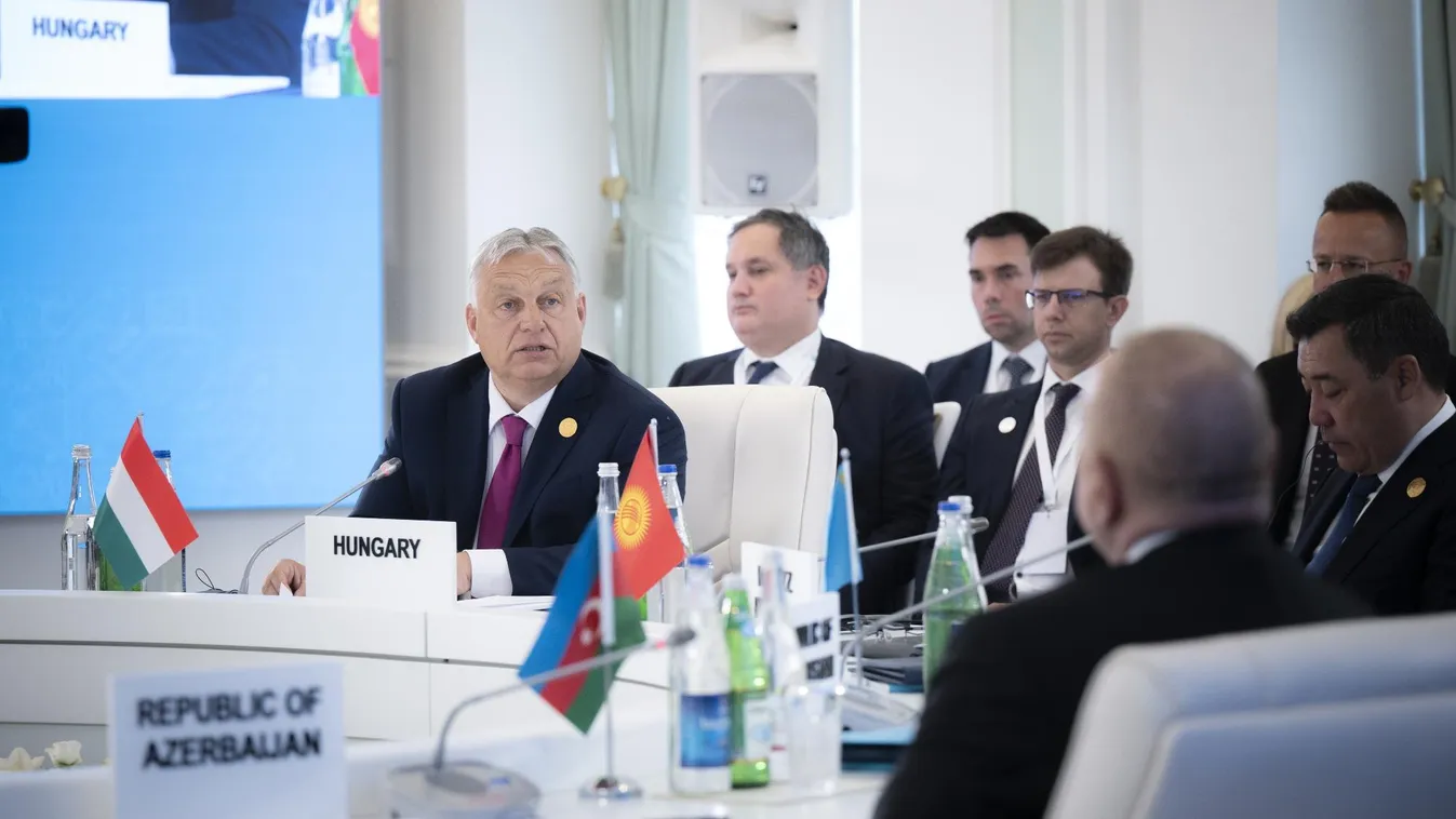 Orbán Viktor: A Türk Államok Szervezete létfontosságú pillére a Kelet és Nyugat együttműködésének + videó