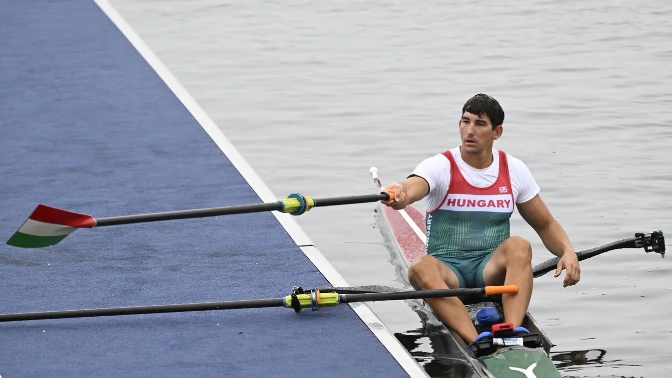 Párizs 2024 - Az evezős Pétervári-Molnár Bendegúz negyeddöntős