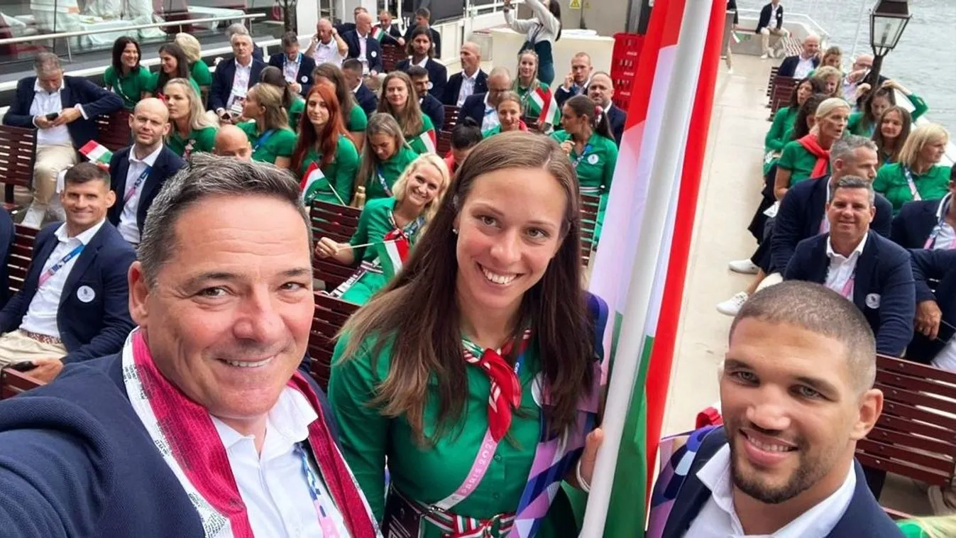 Lengett a magyar lobogó az olimpiai ünnepségen + videó