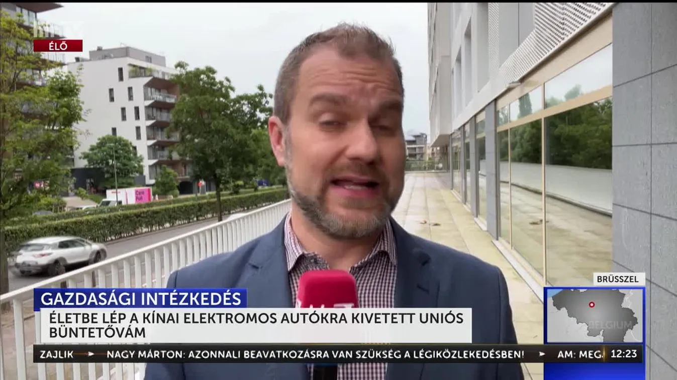 Életbe lép a kínai elektromos autókra kivetett büntetővám