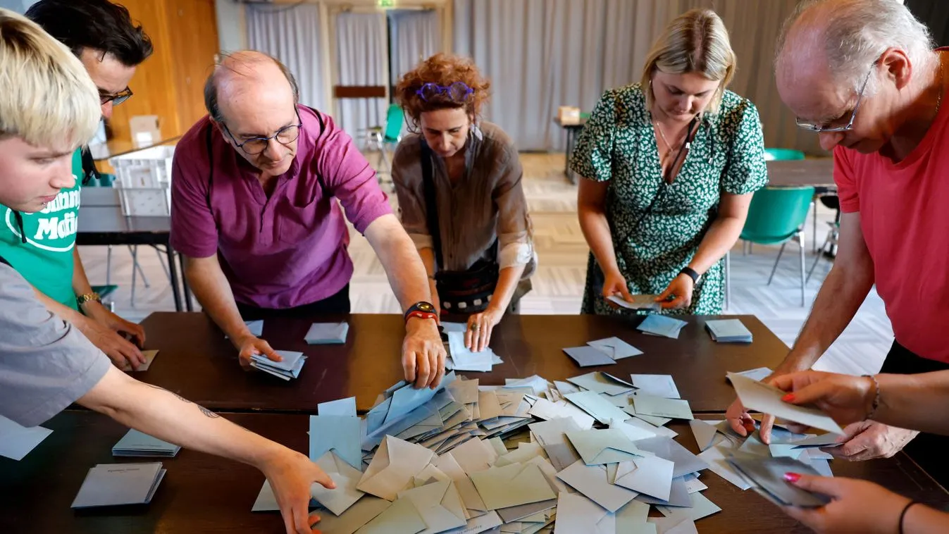 A francia választási exit pollok azt jelzik, hogy egyik alakulatnak sincs többsége