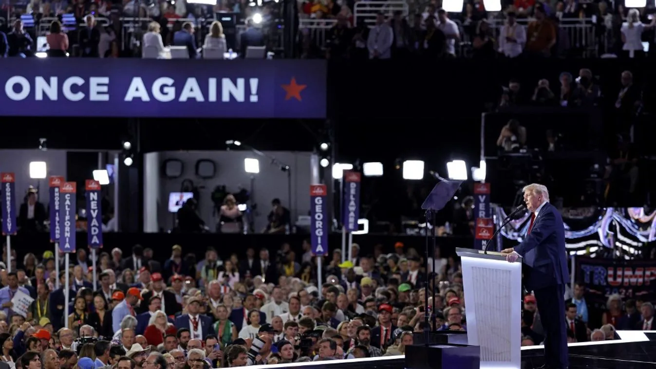 Donald Trump először tartott beszédet a merénylet óta