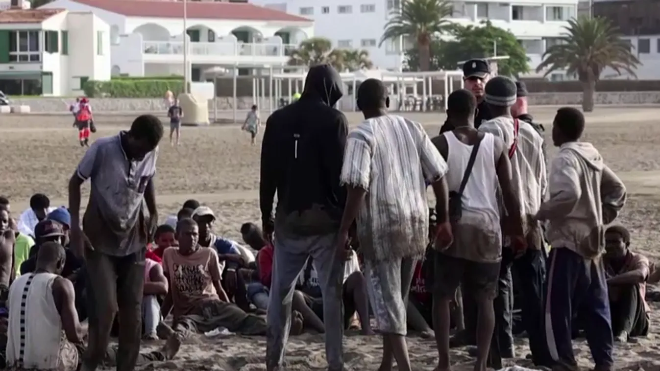 Tömegverekedés alakult ki az illegális migránsok között egy spanyolországi befogadóközpontban + videó