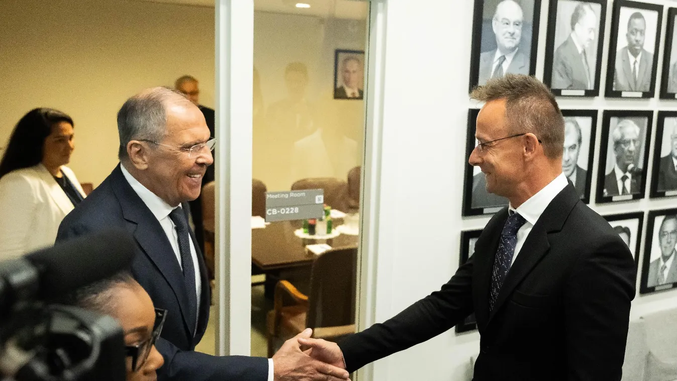 New Yorkban tárgyalt Szergej Lavrov és Szijjártó Péter