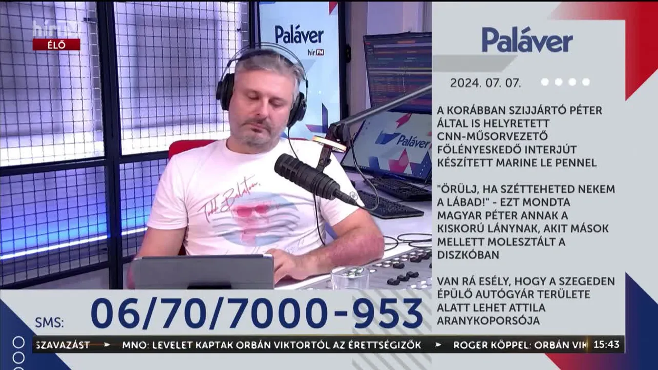 Paláver – „Örülj, ha szétteheted nekem a lábad" – mondta Magyar Péter egy kiskorú lánynak