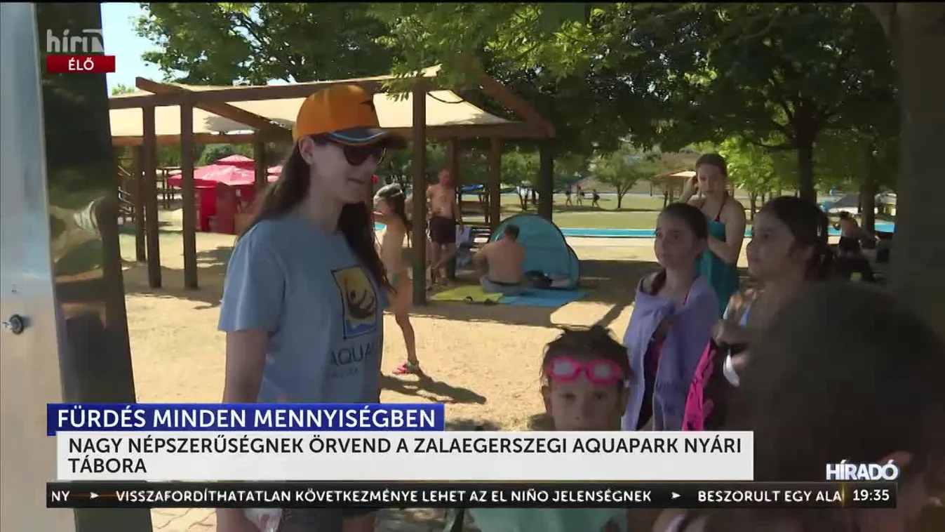 Nagy népszerűségnek örvend a zalaegerszegi Aquapark nyári tábora