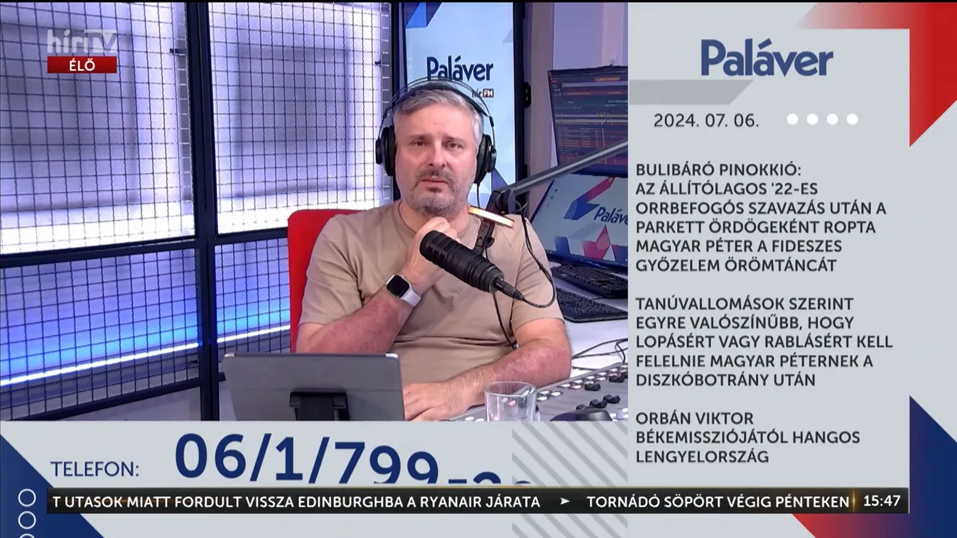 Paláver - Magyar Péter a bulibáró Pinokkió + videó