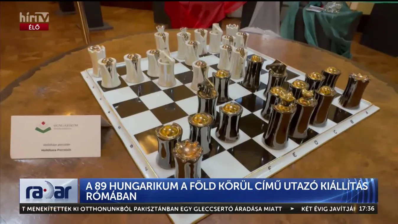 Radar - A 89 Hungarikum a Föld körül című utazó kiállítás Rómában (2024-07-09)