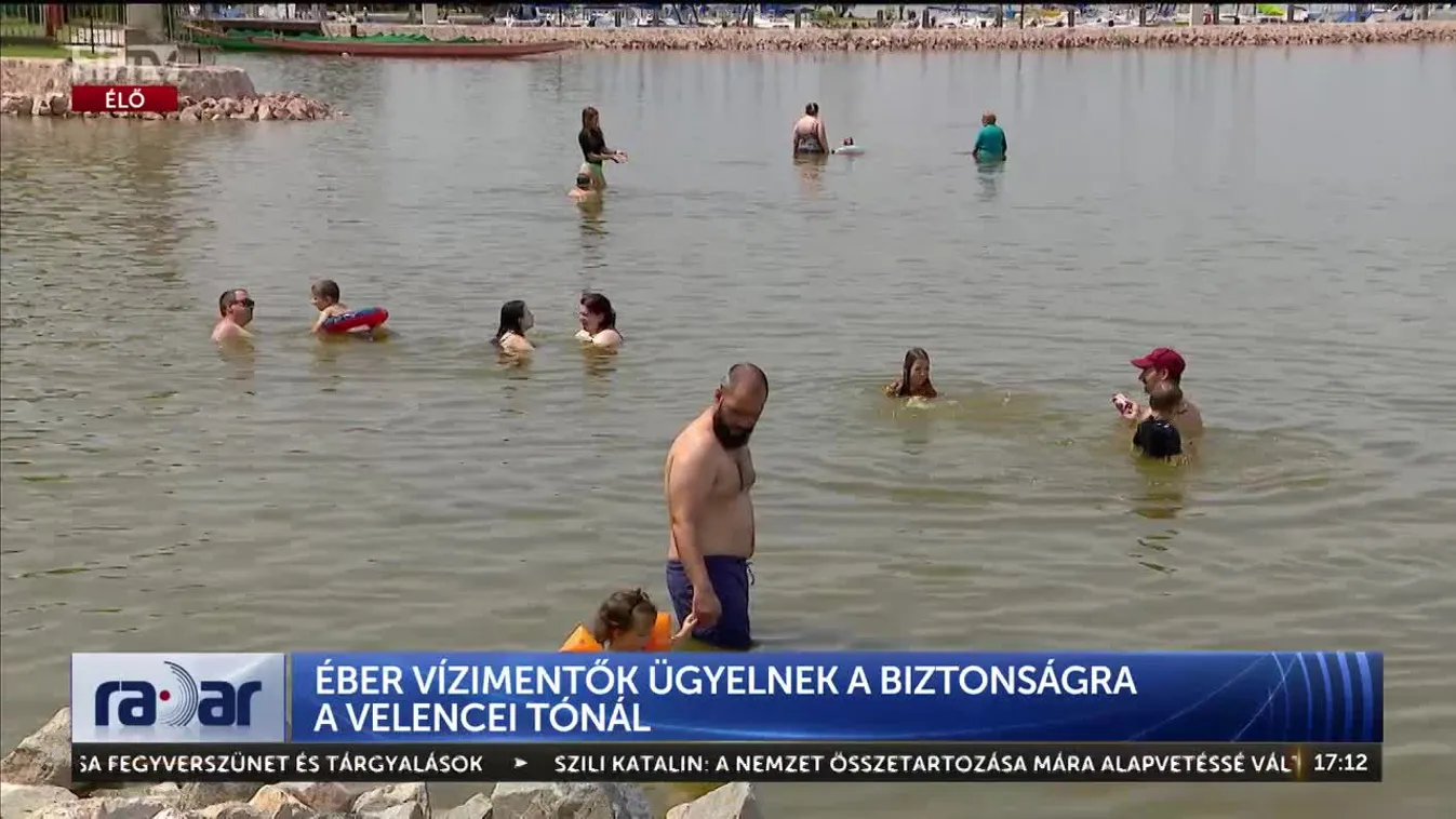 Radar - Éber vízimentők ügyelnek a biztonságra a Velencei-tónál (2024-07-09)