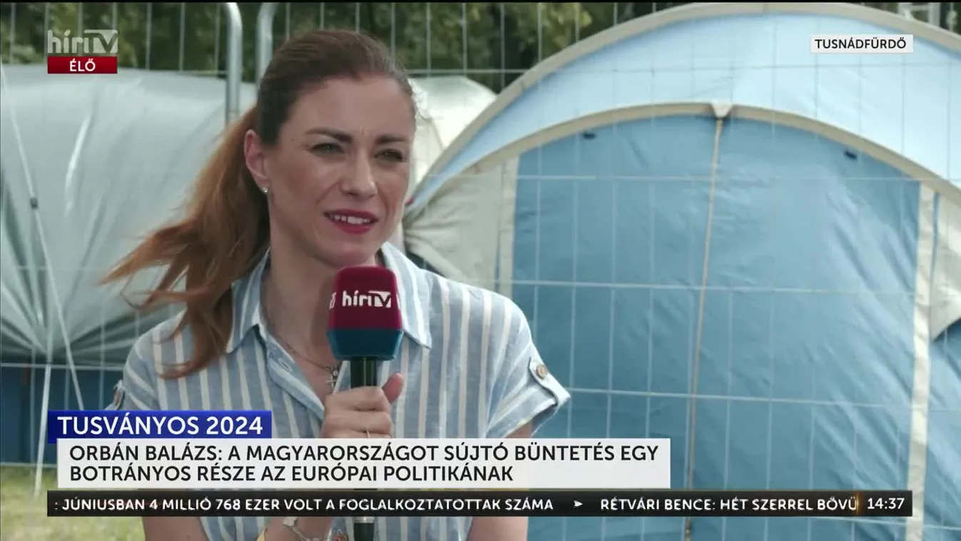 Tusványos 2024 - Interjú - Orbán Balázs