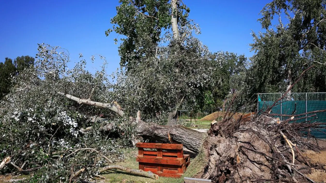 Hatalmas pusztítást végzett a vihar a soltvadkerti élményparkban + videó