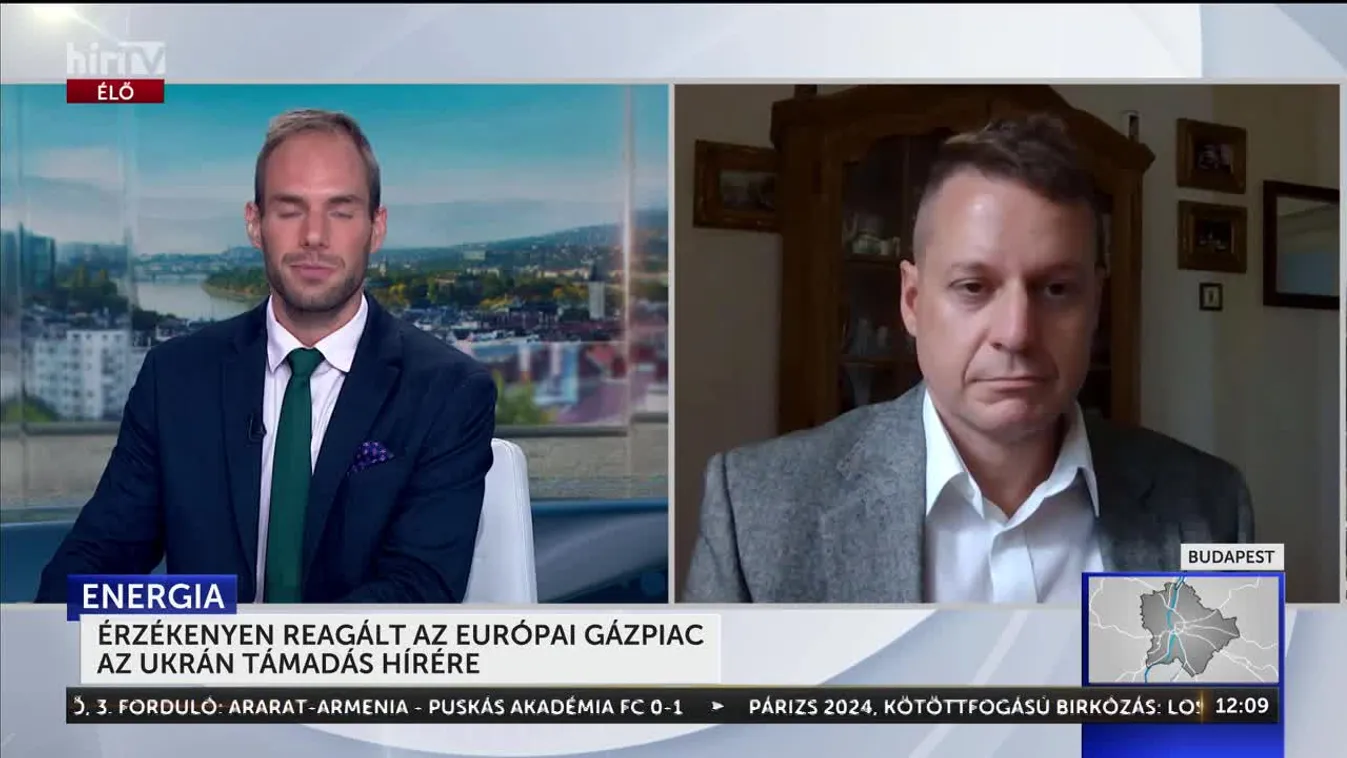 ÉRZÉKENYEN REAGÁLT AZ EURÓPAI GÁZPIAC AZ UKRÁN TÁMADÁS HÍRÉRE