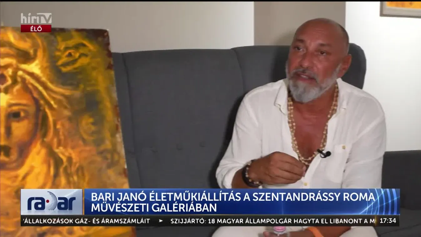 RADAR - BARI JANÓ ÉLETMŰKIÁLLÍTÁS A SZENTANDRÁSSY ROMA MŰVÉSZETI GALÉRIÁBAN