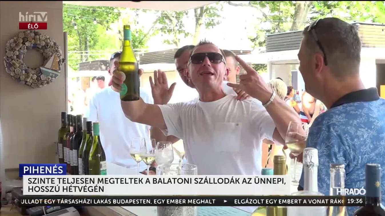 Telt ház a Balatonnál