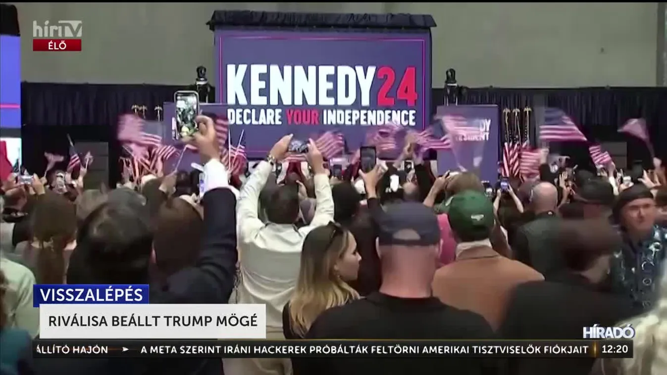 RIVÁLISA BEÁLLT TRUMP MÖGÉ