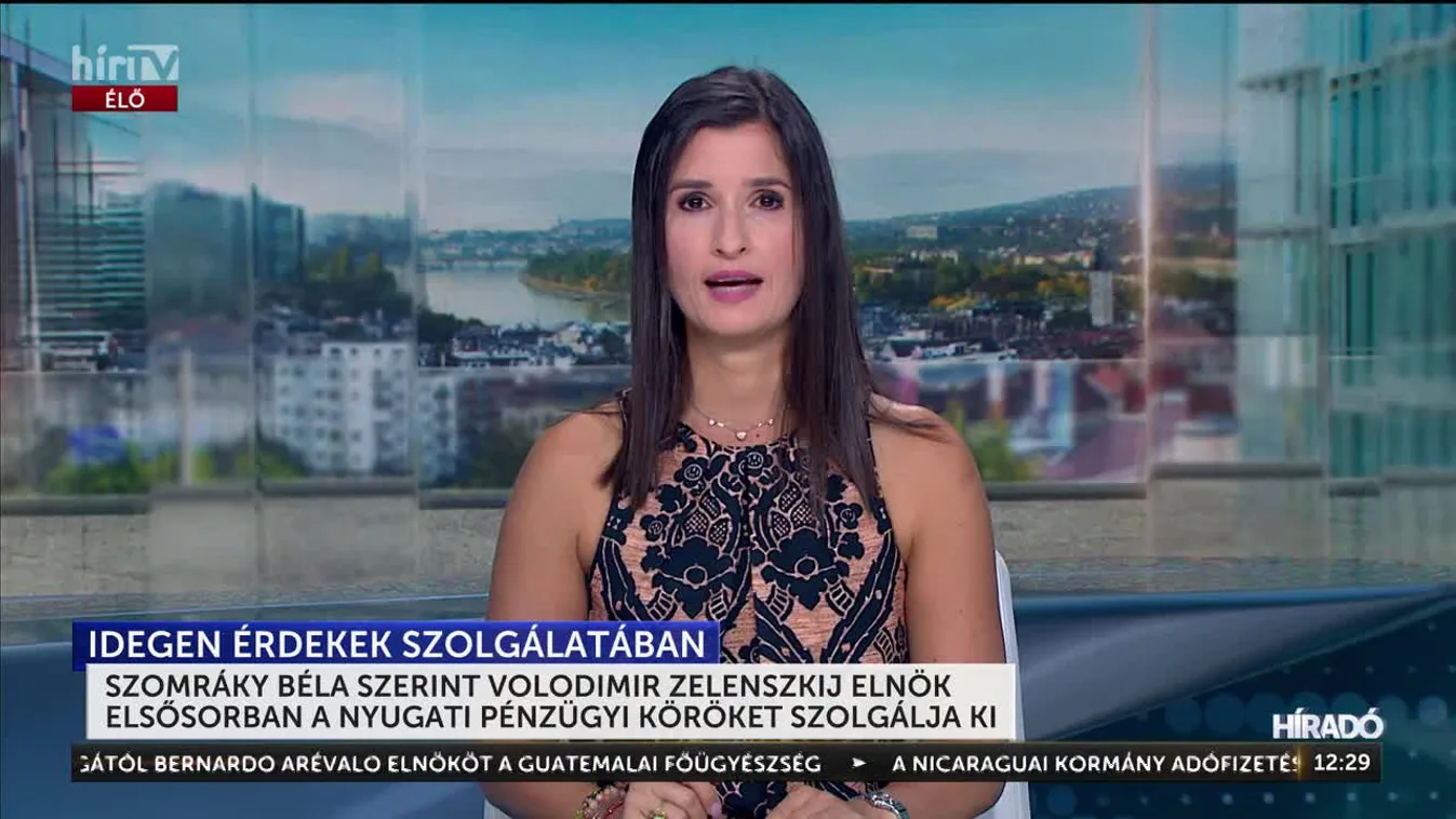 Szomráky Béla szerint Volodimir Zelenszkij elnök elsősorban a nyugati pénzügyi köröket szolgálja ki