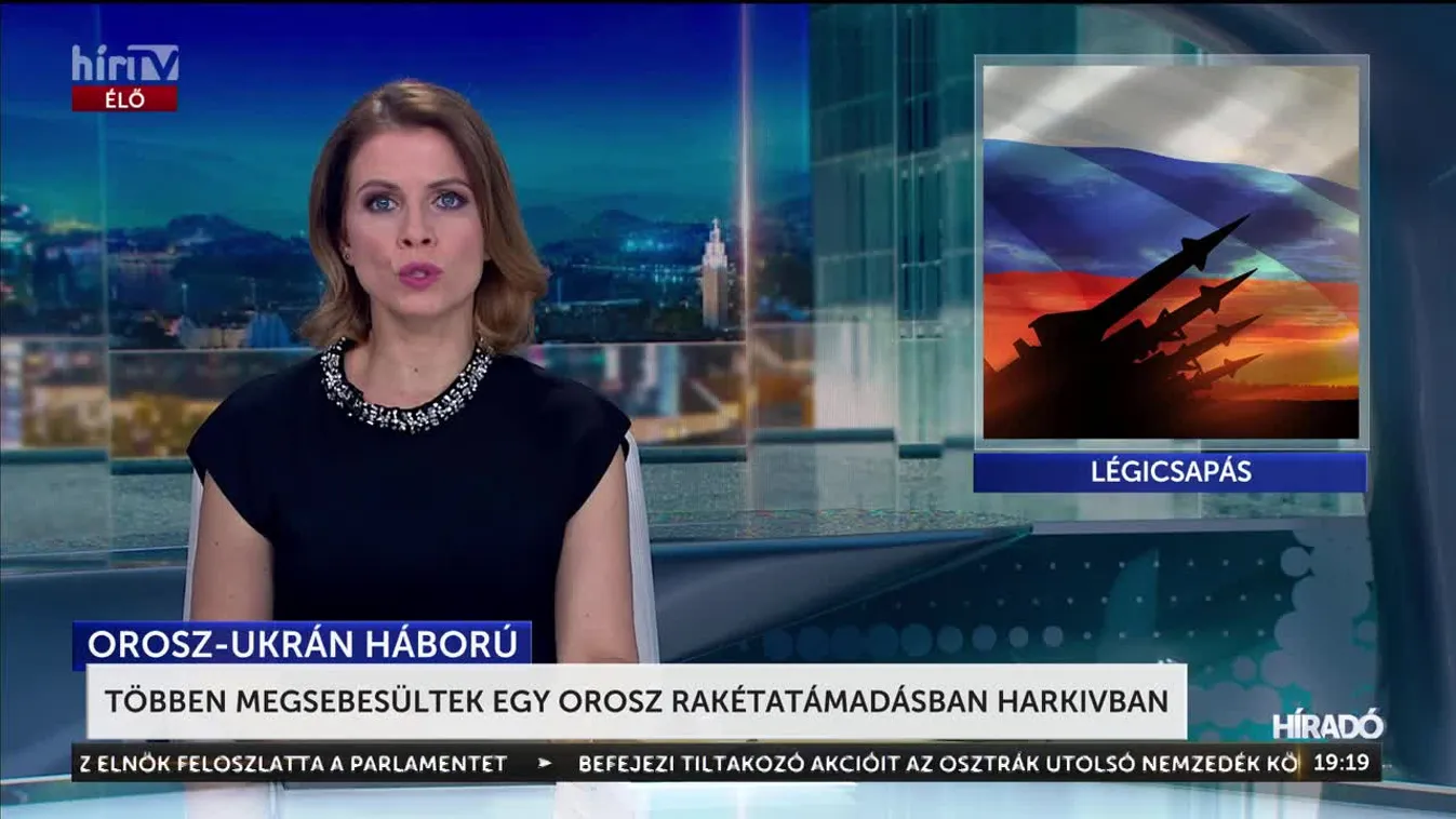 TÖBBEN MEGSEBESÜLTEK EGY OROSZ RAKÉTATÁMADÁSBAN HARKIVBAN