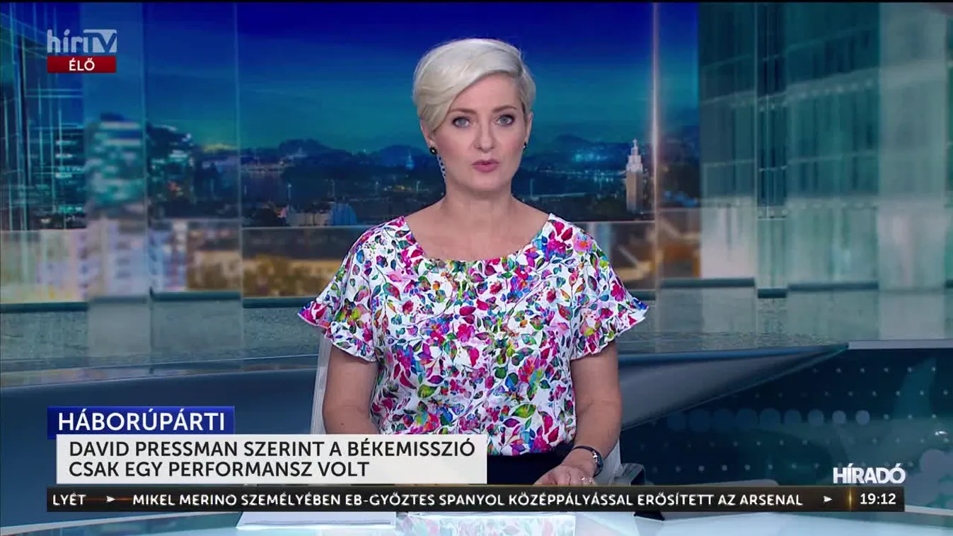 David Pressman szerint a békemisszió csak egy performansz volt