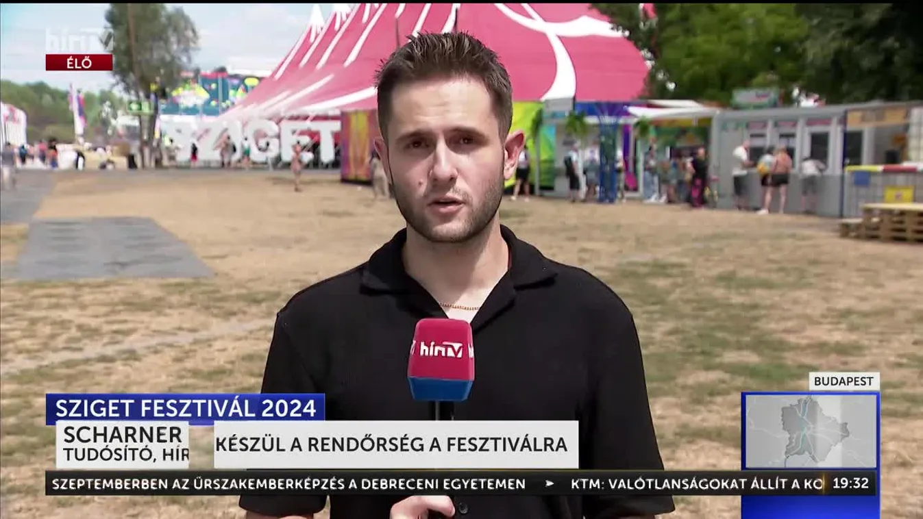 Nagy erőkkel készül a rendőrség a fesztiválra