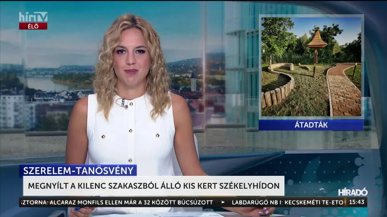 Megnyílt a kilenc szakaszból álló kis kert Székelyhídon