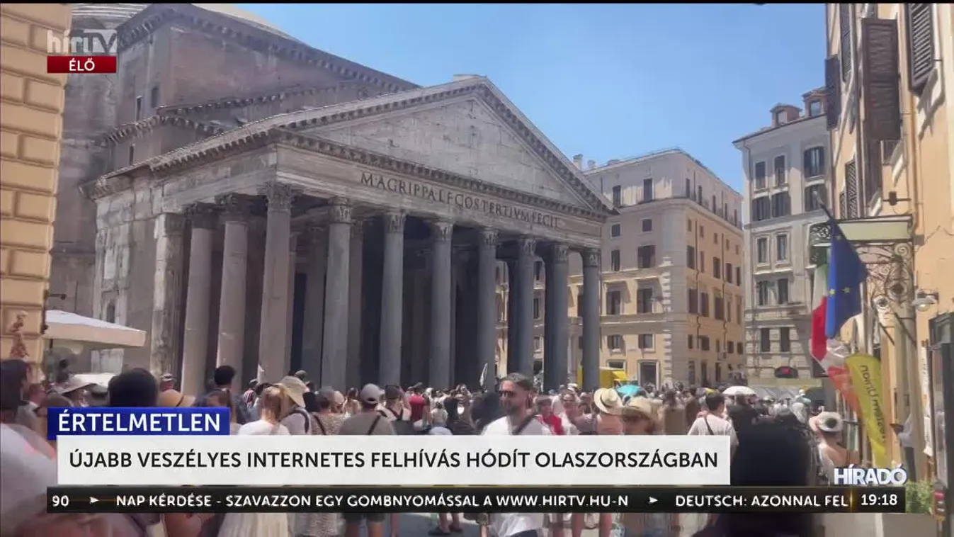 Újabb döbbenetes internetes felhívás hódít Olaszországban