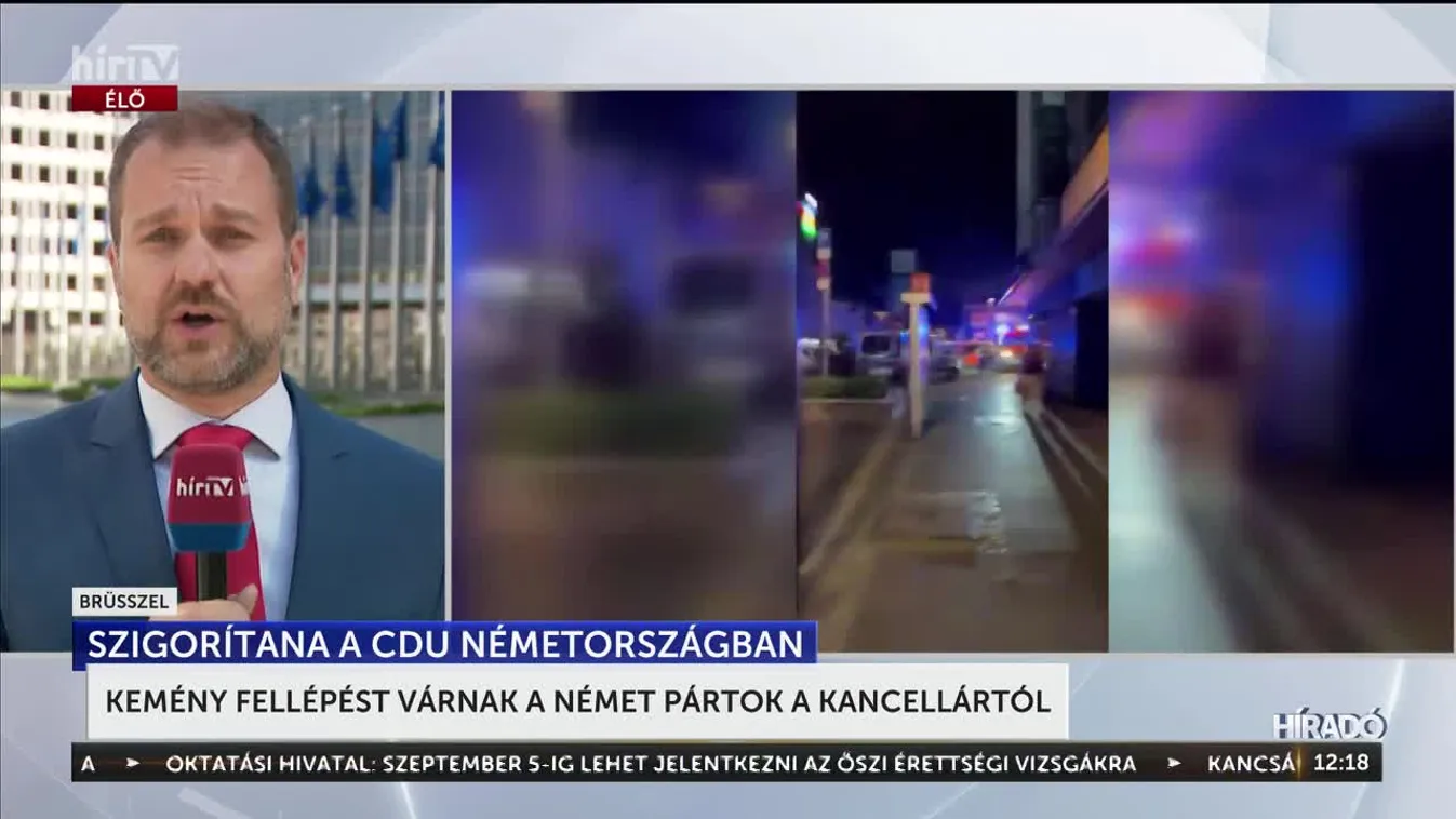 KEMÉNY FELLÉPÉST VÁRNAK A NÉMET PÁRTOK A KANCELLÁRTÓL