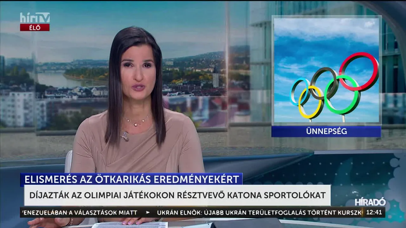 DÍJAZTÁK AZ OLIMPIAI JÁTÉKOKON RÉSZTVEVŐ KATONA SPORTOLÓKAT