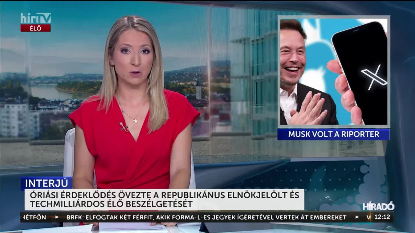 ÓRIÁSI ÉRDEKLŐDÉS ÖVEZTE A REPUBLIKÁNUS ELNÖKJELÖLT ÉS TECHMILLIÁRDOS ÉLŐ BESZÉLGETÉSÉT