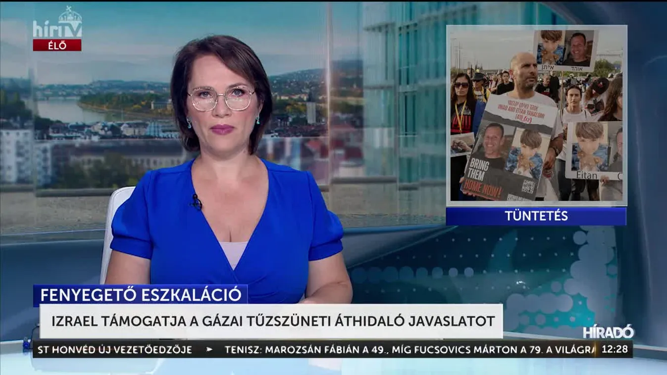 Az amerikai külügyminiszter szerint Izrael támogatja a gázai tűzszüneti áthidaló javaslatot