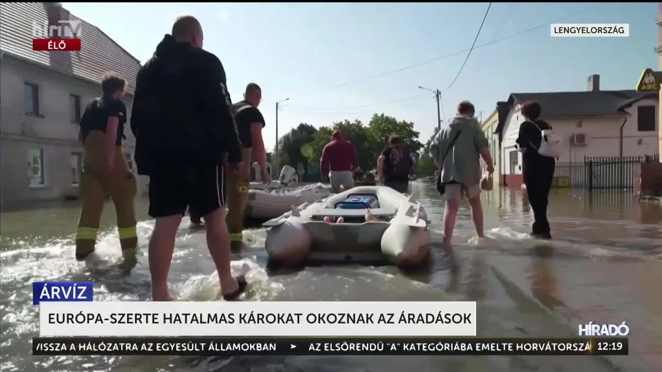 Európa-szerte hatalmas károkat okoznak az áradások