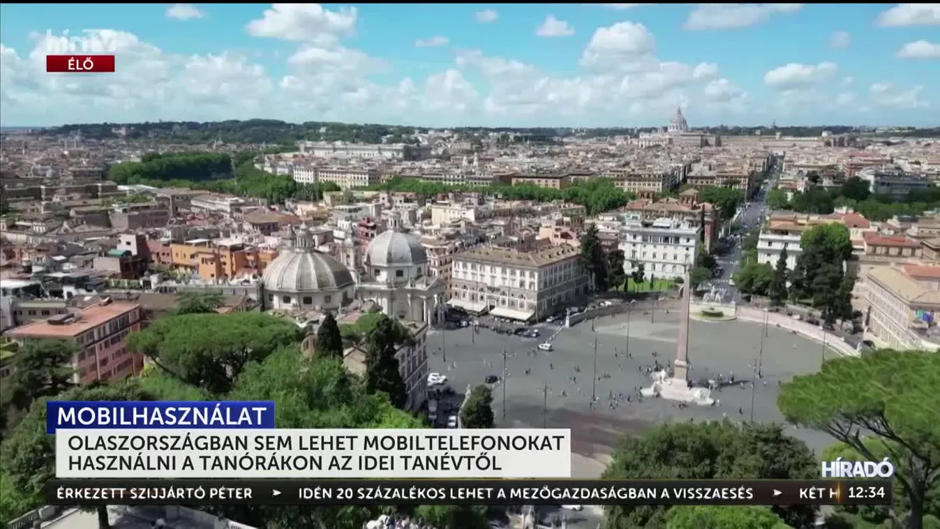 Olaszországban sem lehet mobiltelefonokat használni a tanórákon az idei tanévtől