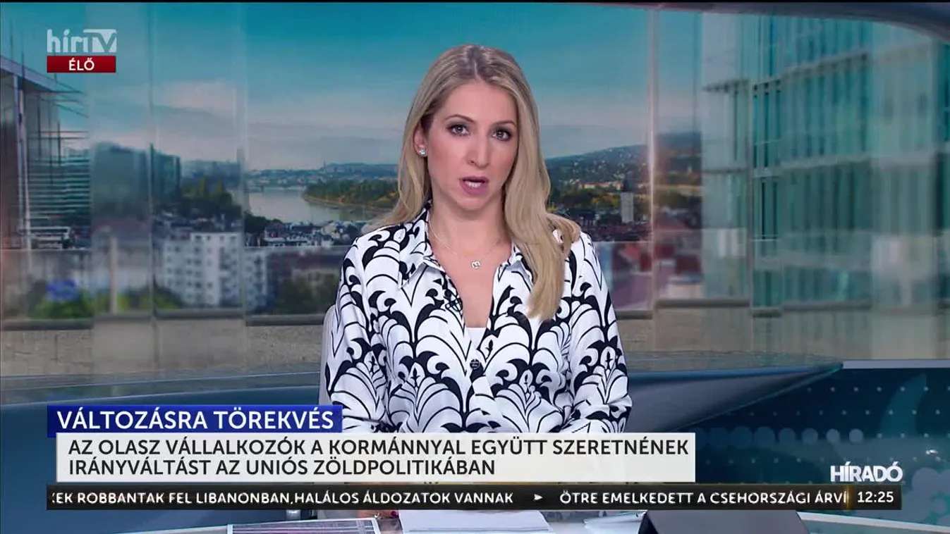 AZ OLASZ VÁLLALKOZÓK A KORMÁNNYAL EGYÜTT SZERETNÉNEK RÁNYVÁLTÁLTÁST AZ UNIÓS ZÖLDPOLITIKÁBAN