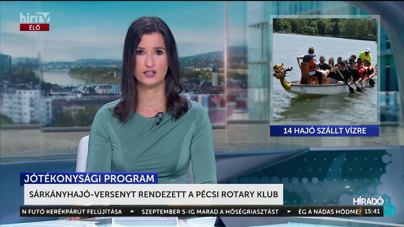 Sárkányhajó-versenyt rendezett a pécsi Rotary Club