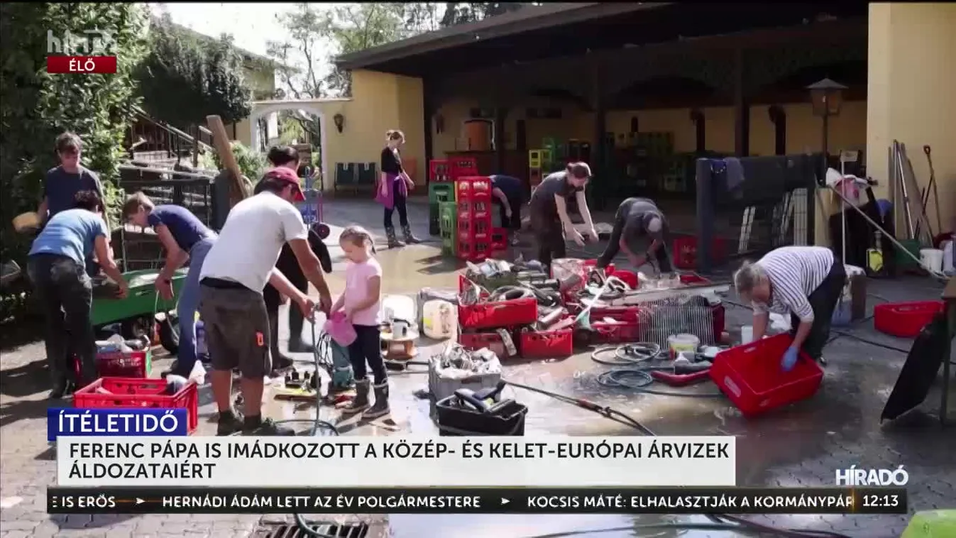 FERENC PÁPA IS IMÁDKOZOTT A KÖZÉP- ÉS KELET-EURÓPAI ÁRVIZEK ÁLDOZATAIÉRT