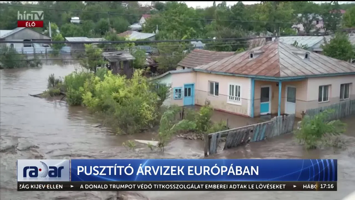 Radar - Pusztító árvizek Európában