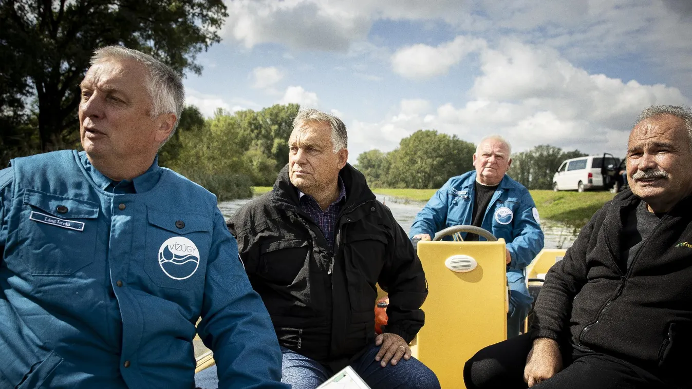 Orbán Viktor a Lajtánál + videó