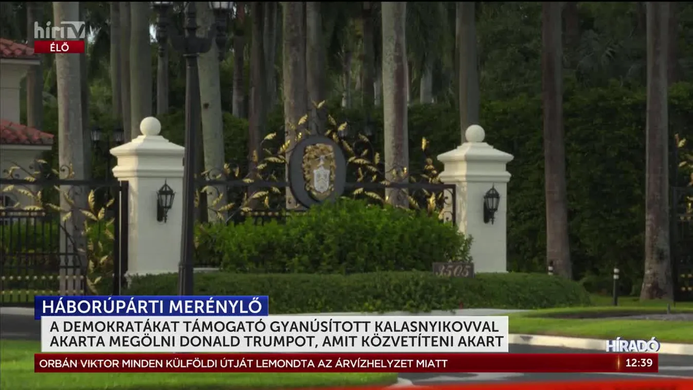 A demokratákat támogató gyanúsított kalasnyikovval akarta megölni Donald Trumpot, amit közvetíteni akart