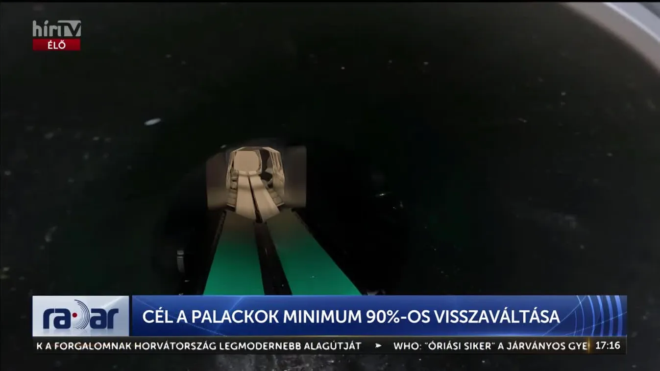 RADAR - CÉL A PALACKOK MINIMUM 90%-OS VISSZAVÁLTÁSA