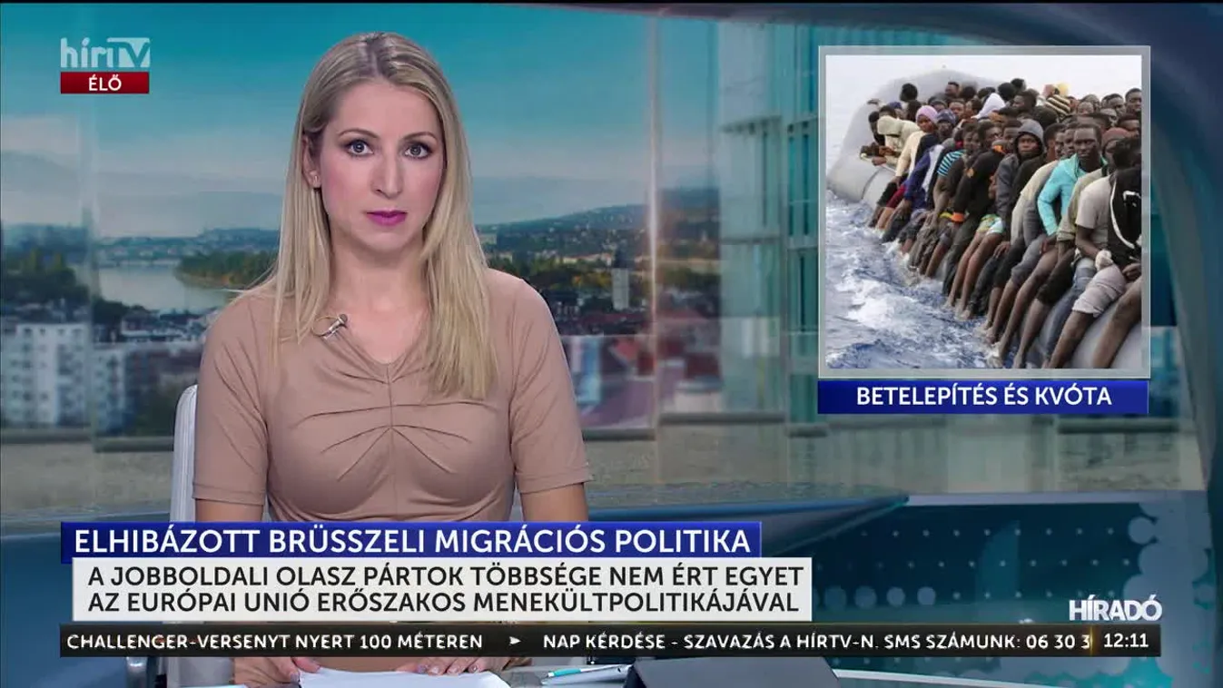 A jobboldali olasz pártok többsége nem ért egyet az Európai Unió erőszakos menekültpolitikájával