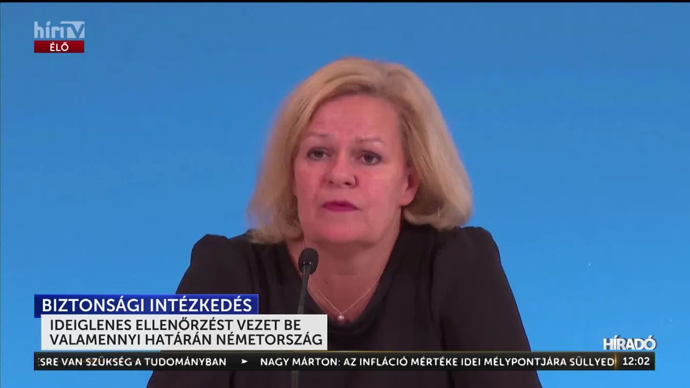 Ideiglenes ellenőrzést vezet be valamennyi határán Németország