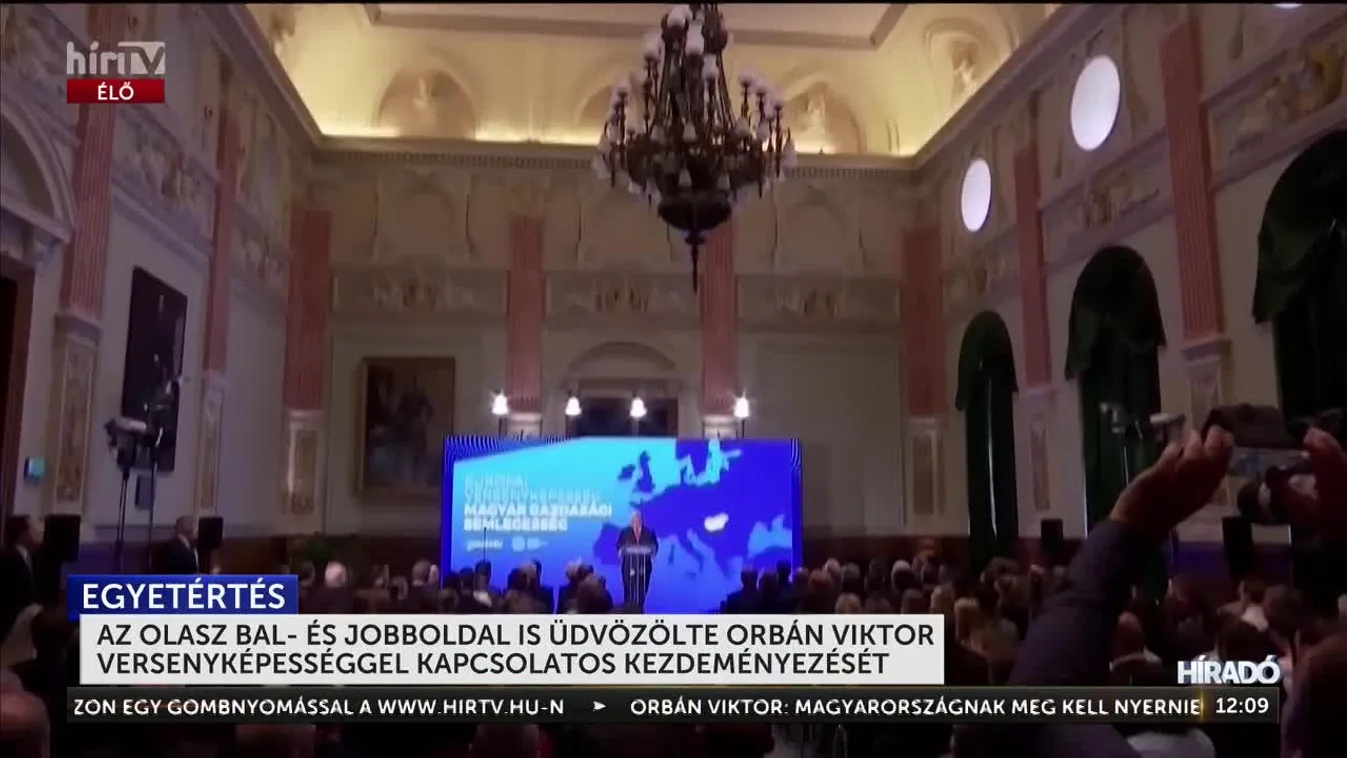 Az olasz bal- és jobboldal is üdvözölte Orbán Viktor versenyképességgel kapcsolatos kezdeményezését