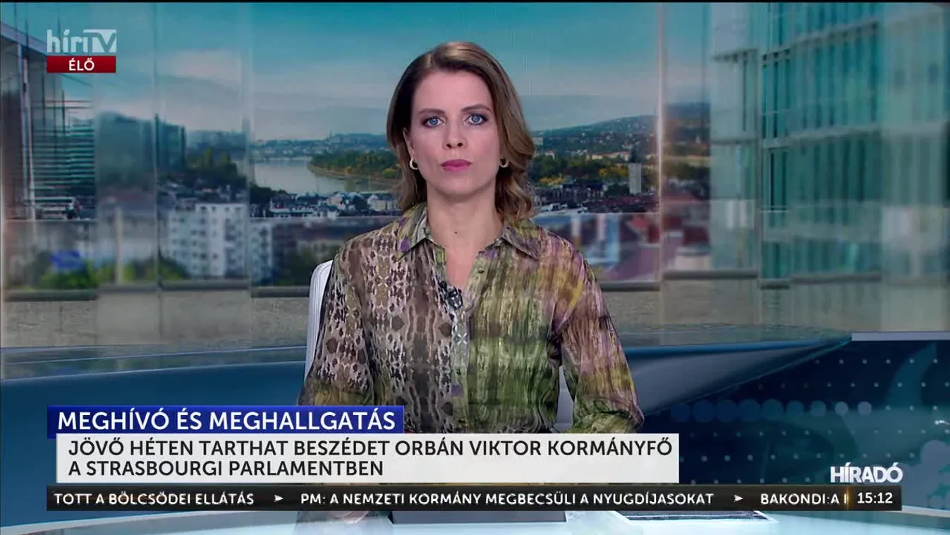 JÖVŐ HÉTEN TARTHAT BESZÉDET ORBÁN VIKTOR KORMÁNYFŐ A STRASBOURGI PARLAMENTBEN